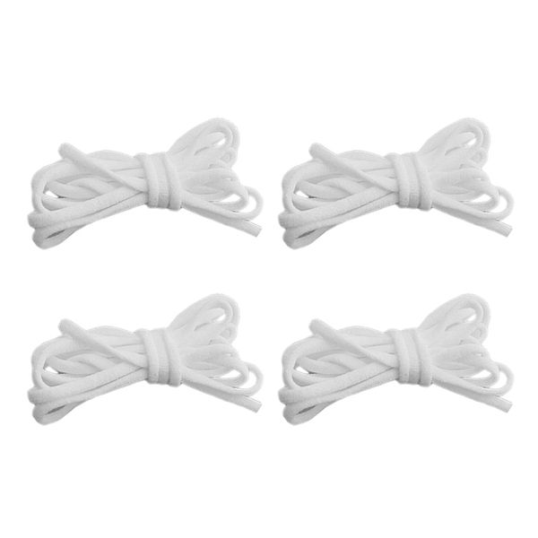 

4pcs 4mm stretch bungee cord for clothes dress sport pants sewing 20m, Black