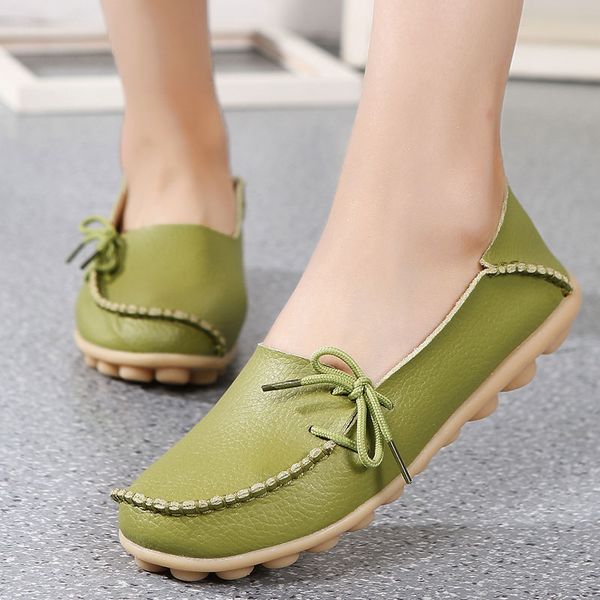 

sneakers women shoes 2019 new solid genuine leather breathable flat shoes woman soft slip-on loafers women sneakers, Black