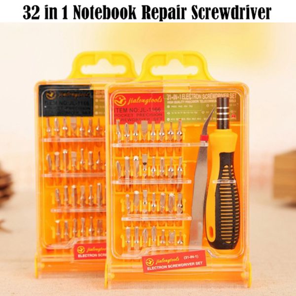 

32 in 1 disassemble screwdriver set repair tool kit computer phone open tool set multifunctional alloy screwdriver hand kit