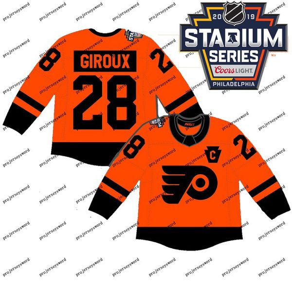 

Lady and Youth 2019 Stadium Series Jerseys Philadelphia Flyers 28 Claude Giroux 79 Carter Hart 100% Stitched Ice Hockey Jerseys Cheap S-XXL