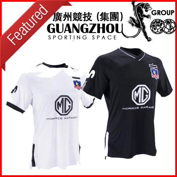 

2019 colo colo soccer jerseys pavez opazo valdivia suazo bolados 11 vilches insaurralde 2019 away jersey football shirts, Black