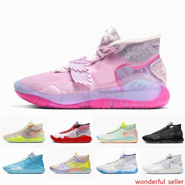 

new kd 12 what the aunt pearl basketball shoes kd12 kevin durant xii mens trainers sneakers size 7-12