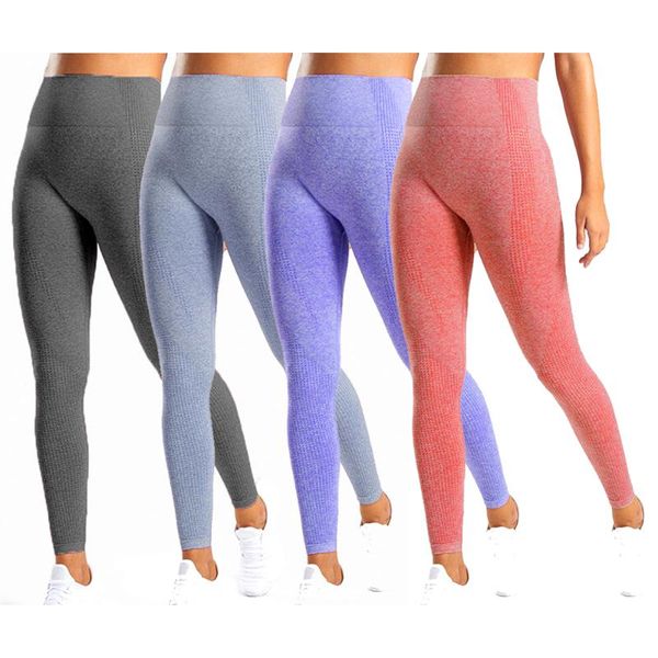 

high waist fitness gym leggings women seamless energy tights workout running activewear yoga pants hollow sport trainning wear, White;red