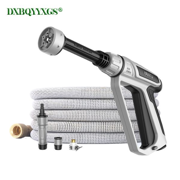 Acheter Ensemble De Pistolet à Eau Outil Darrosage De Jardin Tuyau Darrosage Pistolet à Eau Haute Pression Pour Lave Auto Tuyau Magique Artefact
