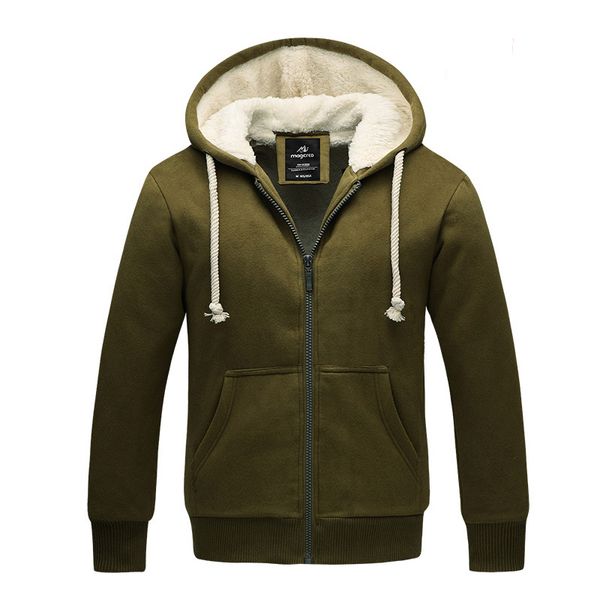 

зимняя толстовка с капюшоном для мужчин кардиган hombre марка zipperthick толстовка мужские толстовки с капюшоном из бархата с капюшоном нов, Black