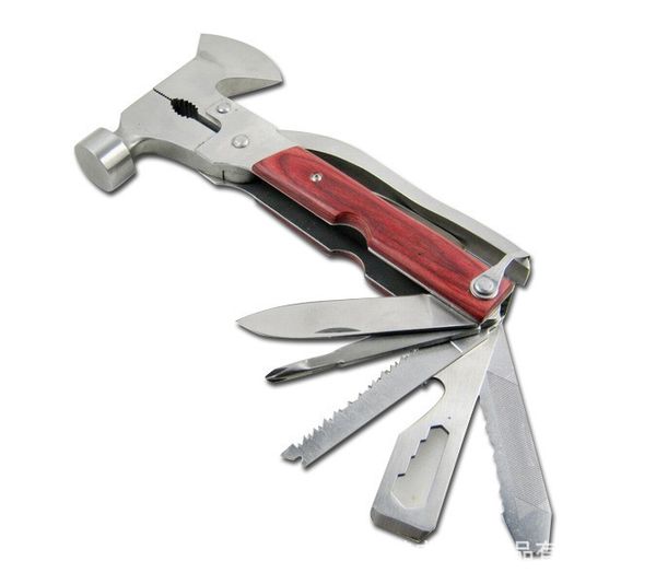 

18in1 multi-function axe hammer, car life-saving hammer, woodworking claw hammer camping survival tool