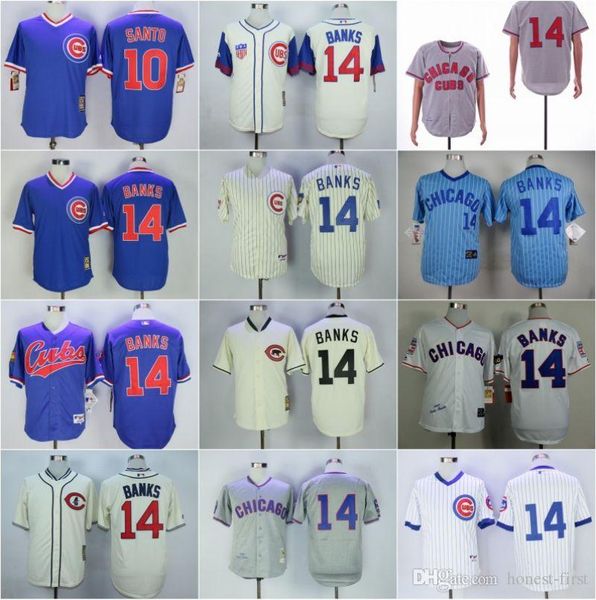 

Cheap Chicago 14 BINKS White Blue Grey retro Baseball throwback News Shirt Stitched