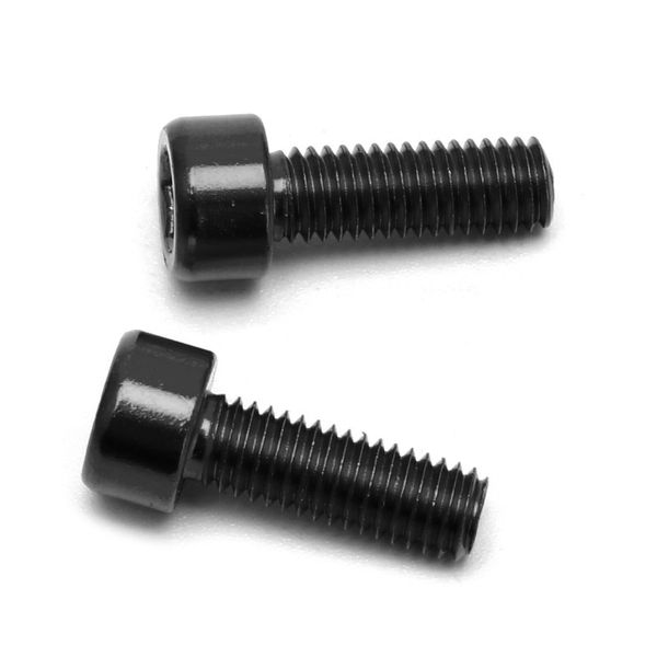 

1 pair bike water bottle cage bolts m5 aluminium alloy hex socket tapping screws black pet supplies