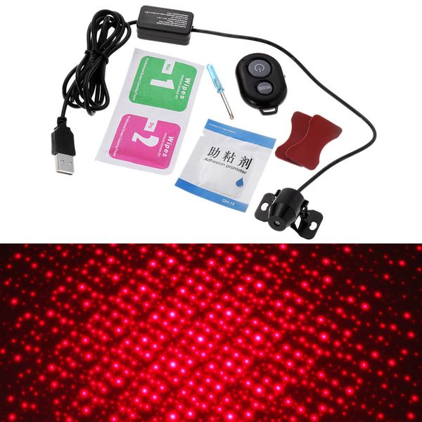 

usb led car atmosphere ambient star light dj rgb colorful music sound lamp three modes interior decorative light