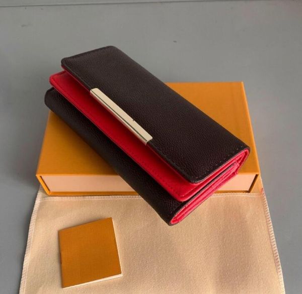 

fashion zipper wallet women multi-function long wallets purse chain bags big capacity card holder bags long wallet classic wallets/4, Red;black