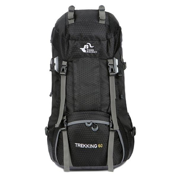 

60l outdoor backpack camping climbing bag waterproof mountaineering hiking backpacks molle sport bag climbing rucksack