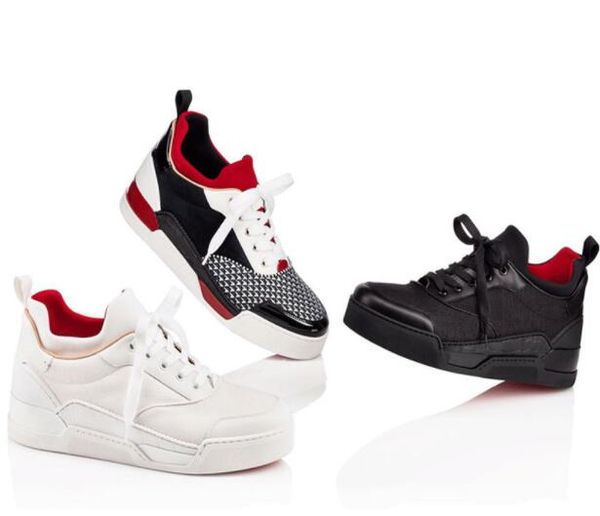 

2019 Имя Марка Дизайнер Повседневная Обувь Человек Красное Дно Кроссовки Плоский Н