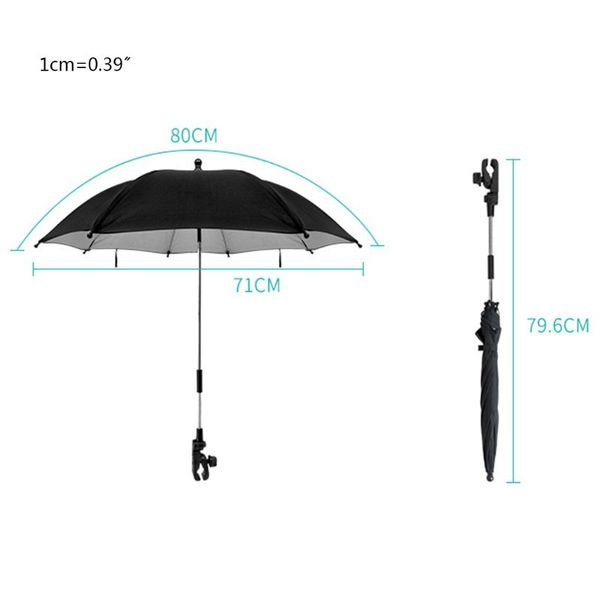 

stroller parasol protable foldable pram shade umbrella baby carriage accessories h55b