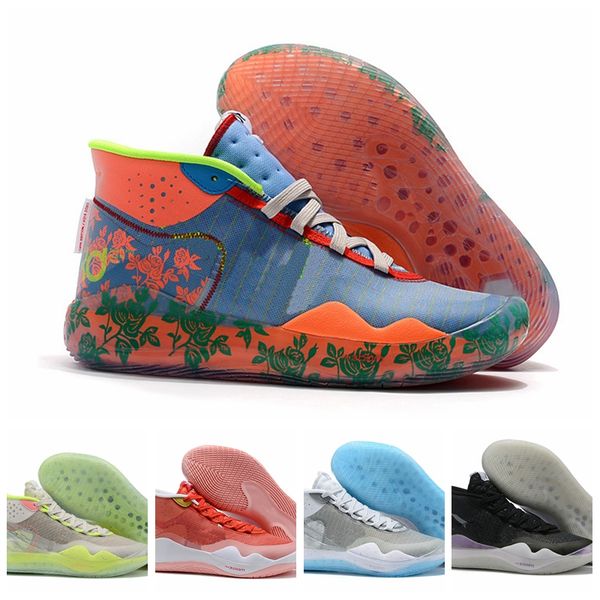 

2019 new kevin durant 12 anniversary sports basketball shoes mens usa elite 12s designer brand sneakers size 40-46