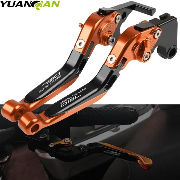 

for 790 adventure r 790adventure 790 2019-2020 motorcycle cnc adjustable foldable brake extendable handle clutch lever