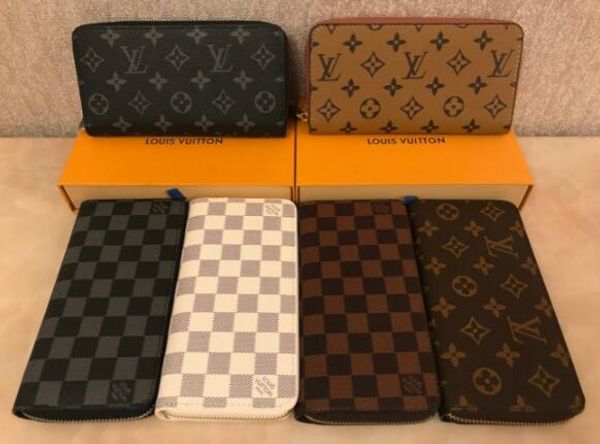 

8 Louis Vuitton LV wallet classic presbyopia card bag длинный кошелек с коробкой M42616