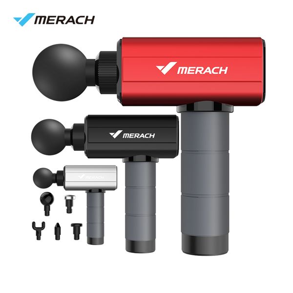 

merach vibration muscle massage gun deep tissue massager therapy exercising relief body slimming shaping fascia gun