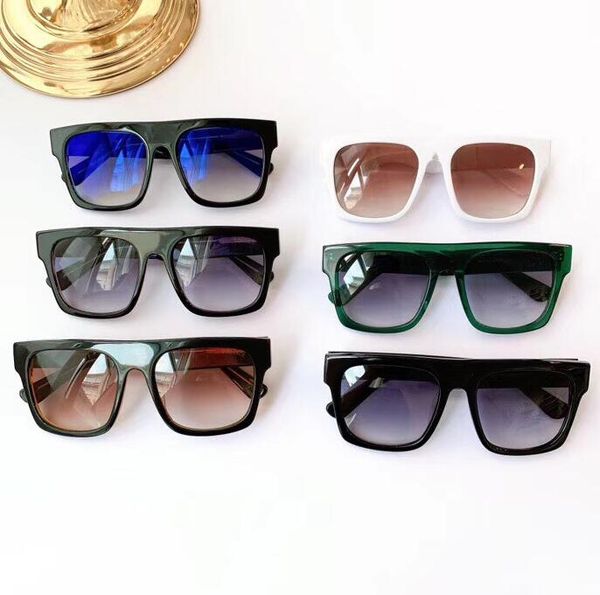 

new arrival designer sunglasses summer mens women sunglasses uv400 5238 6 colors optional with box, White;black