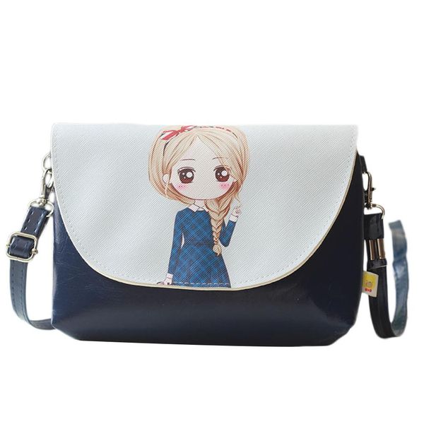 

banabanma children girl fashion cartoon pattern wallet mini satchel portable bag single-shoulder bag zk15