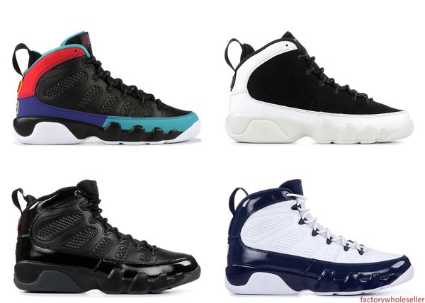 

with box 2019 mens basketball shoes 9s for men sneakers city of flight bred university blue dream it do it size us7-13