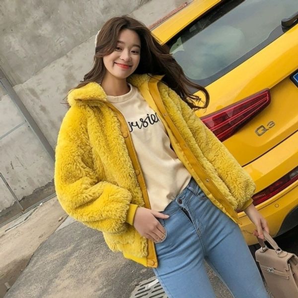 

2018 new style high-end fashion women faux fur coat c43, Black