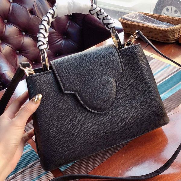 

женская сумка сумки на ремне сумки кошелек crossbody моды высокой моды качества кожаный чехол woven rivet быстрая доставка