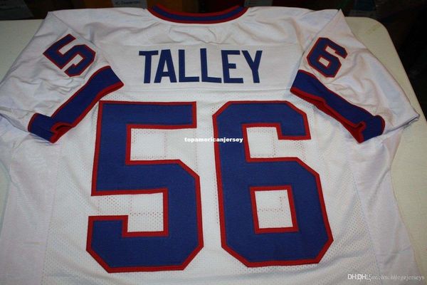 

nbspnfl retro darryl talley #56 custom s-5xl,6xl mitchell & ness jersey white stitching men's football jerseys running, Black;blue