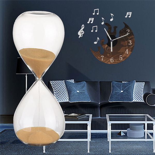 

10 minutes transparent glass sand hourglass creative sandglass timer clock countdown timing valentine's day gifts home decor j30