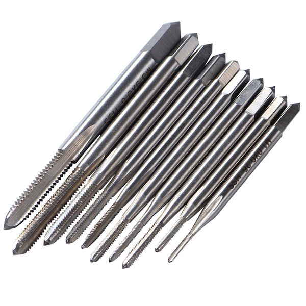 

10pcs pipe thread fluted tap screw tap straight high speed steel metric wire