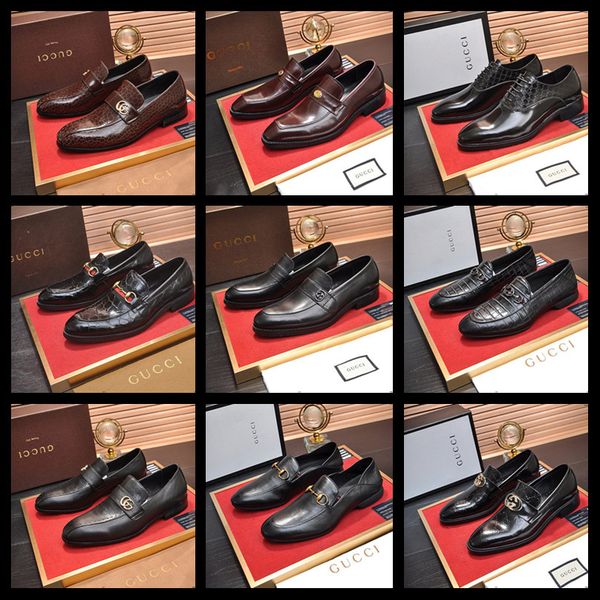 

20ff нового мужские мокасины мода bee design oxfords скольжение о формальной обуви людей латекса платье обувь ручной работы бизнес обуви, Black