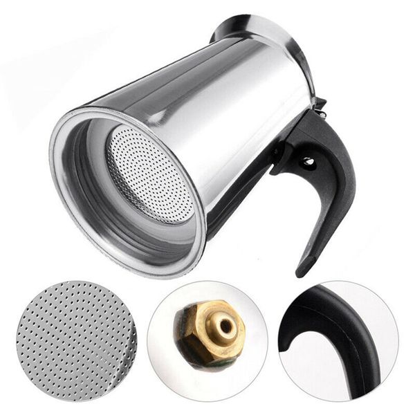 

4/6/9 cups coffee maker pot stainless steel mocha espresso latte stovefilter moka coffee maker coffee pot for kitchen