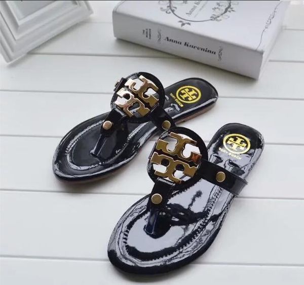 

2019 fa hion tory brand women andal ize 35 42 de igner hoe luxury lide ummer wide flat lippery with thick andal lipper flip flop