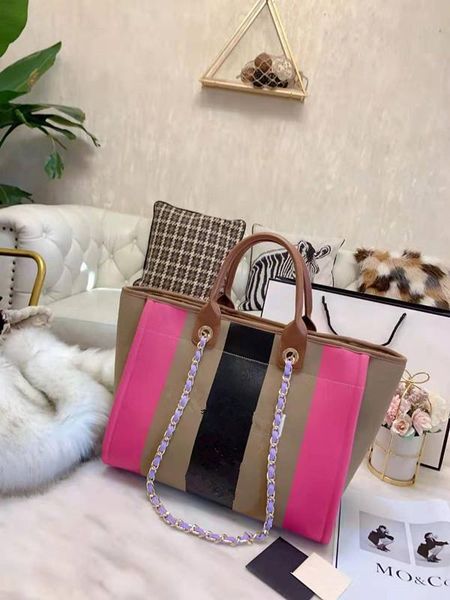 

bag beach large fashion bags ladies purses totes handbags women women's shoulder portable shopping color matching luxury women handbags