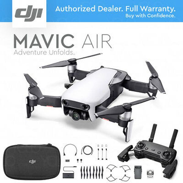 

Dji mavic air foldable portable drone w 4k tabilized camera arctic white