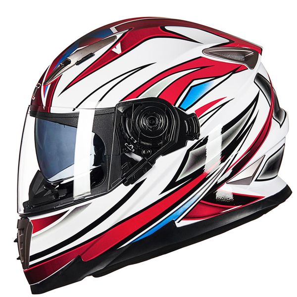 

gxt-999 motorcycle helmet double lens racing full helmet cascos para moto motorcycle cross country dot approved capacete