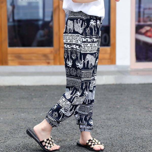 

Spring and summer style mosquito - proof trousers for boys and girls, Blue