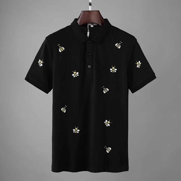 

designer hip hop t shirt short sleeve tees 100% cotton letter print men t-shirts luxury medusa casual t-shirt male # 112, White;black