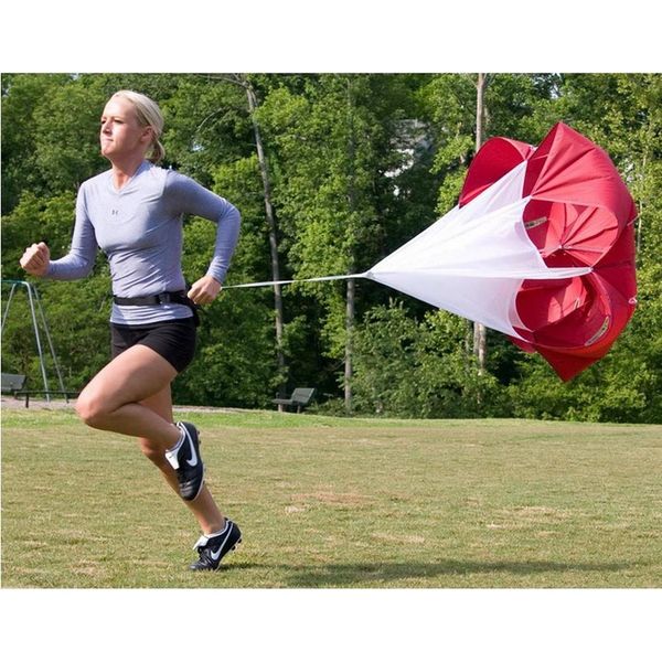 

speed training running drag parachute soccer training fitness equipment speed drag chute movement running resistance umbrella
