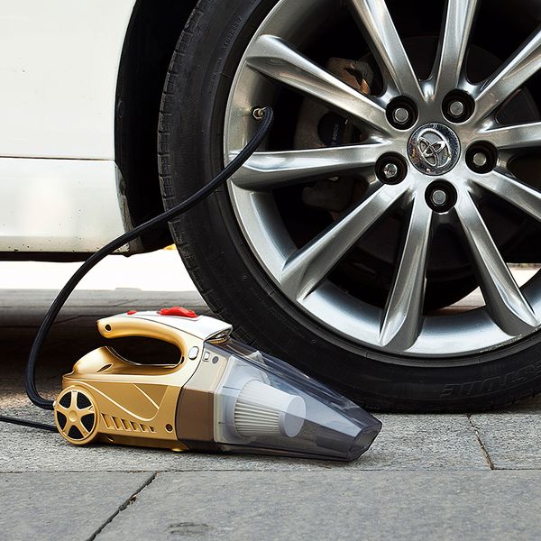 

4 in 1 1dightal portable car vacuum cleaner wet and dry car cigarette lighter hepa filter 12v multi-function tools