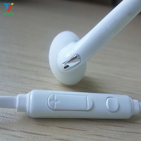 

500pcs 3.5mm in-ear earphones earbuds headphone headset with mic & remote volume control for samsung galaxy s6 i9800 s6 edge