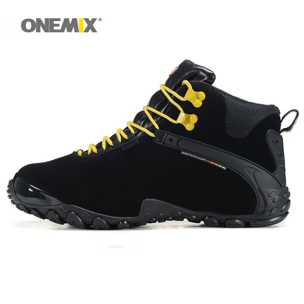 

onemix man&women hiking shoes outdoor trekking anti-skid warm comfortable damping sneaker winter boots for climbing mountain