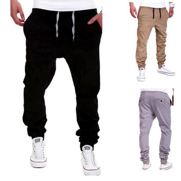 

comfortable m//xl/xxl/xxxl men trousers sweatpants slacks jogger sportwear baggy pants solid color casual trousers slacks, Black;blue