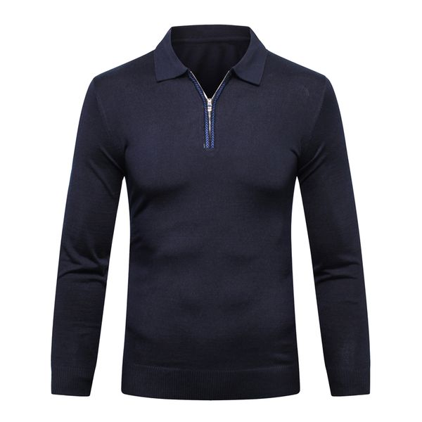 

sweater wool men's 2018 new fashion simple warm casual commerce comfort zipper fitness gentleman big size -6xl ing, White;black
