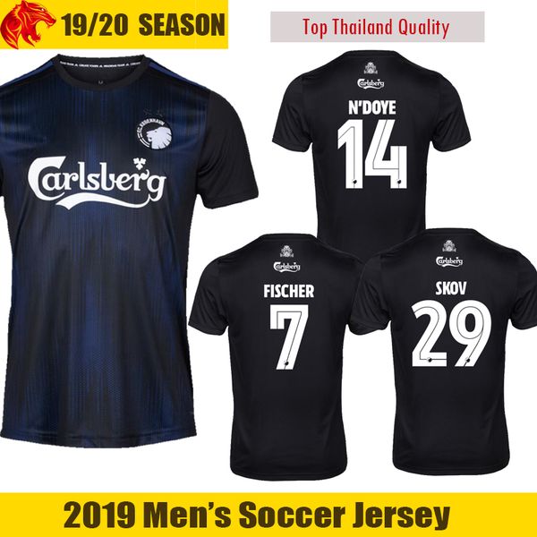

19 20 FC Kobenhavn Jersey N'DOYE Football Shirt SKOV FISCHER Soccer Shirt ZECA DARAMY 2019 FC Copenhagen Soccer Jersey