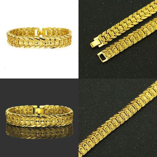 

hiphop hip hop golden bracelet man diamond three-dimensional cool hand decorate bracelet ornaments iced out imitating diamonds, Black