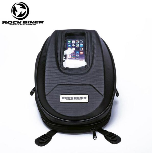 

rock biker professional motorcycle oil box bag hardshell waterproof large capacity side bag multi-function motorcycle riding, Black