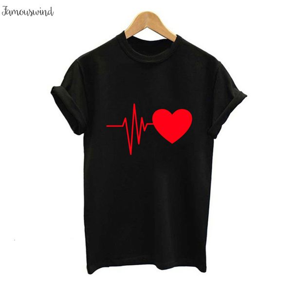 

2019 summer casual печати блузка женская с коротким рукавом рубашки любовь многоцветный шаблон смешные рубашки женские топы плюс размер, White