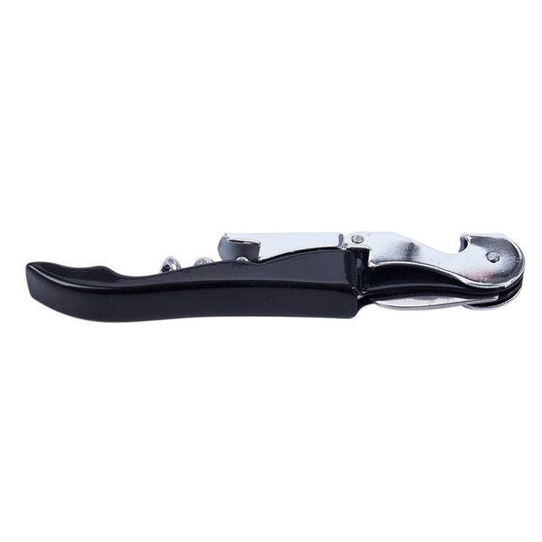 

soft touch double hinged corkscrew wine opener,black other kitchen dining bar