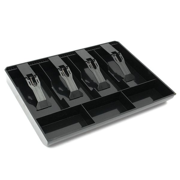 

Cassetto Porta Soldi Rendiresto Registratore Cassa 4 Bill 3 Coin PortaSoldi Cash
