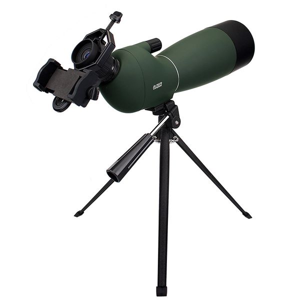 

25-75x70mm zoom hd optical telescope monocular with tripod waterproof straight 180 de spotting scope for birdwatching hunting